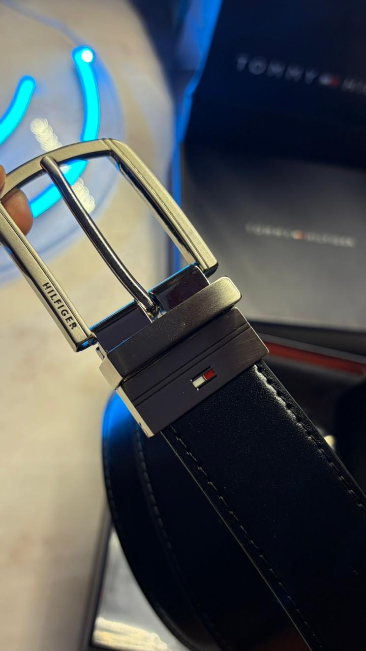 Tommy Hilfiger Double Face Belt - Black & Brown