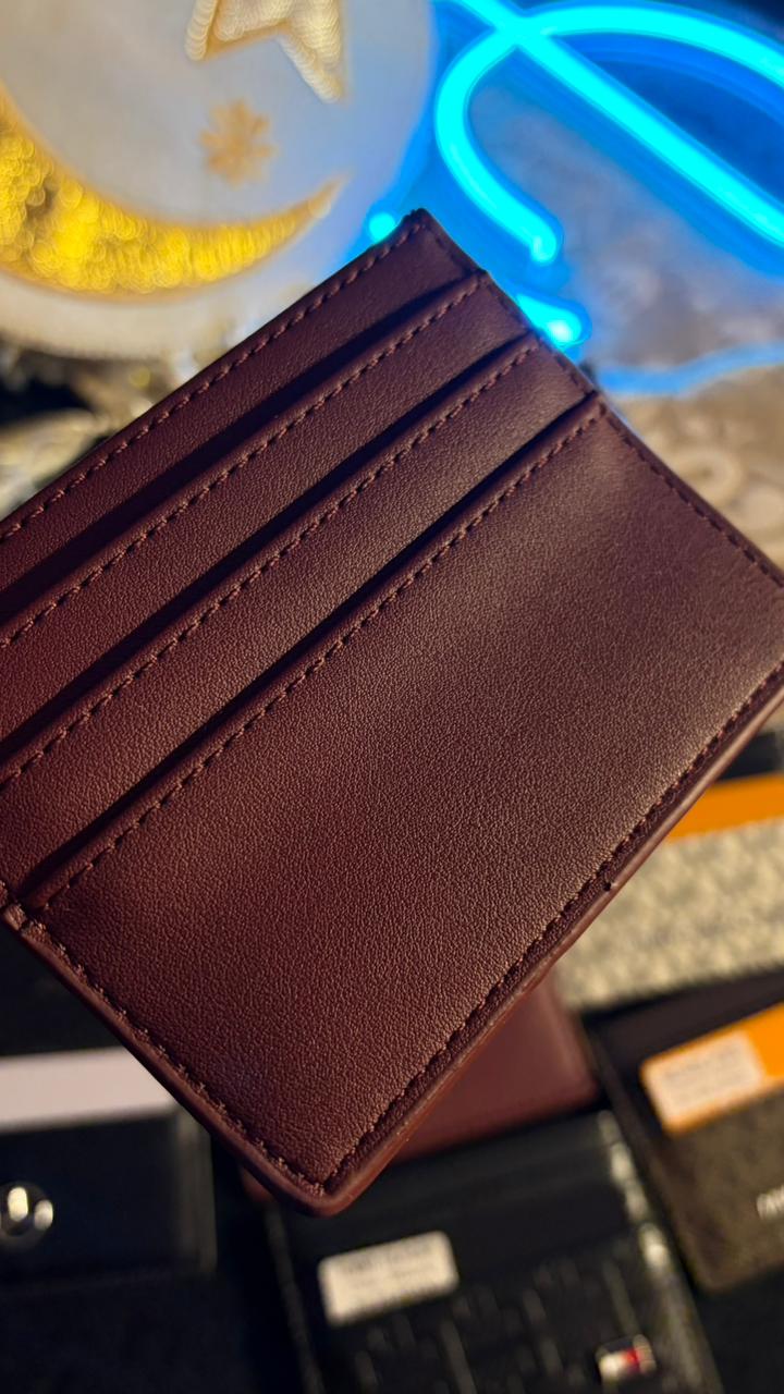Hermes Cardholder - Burgundy