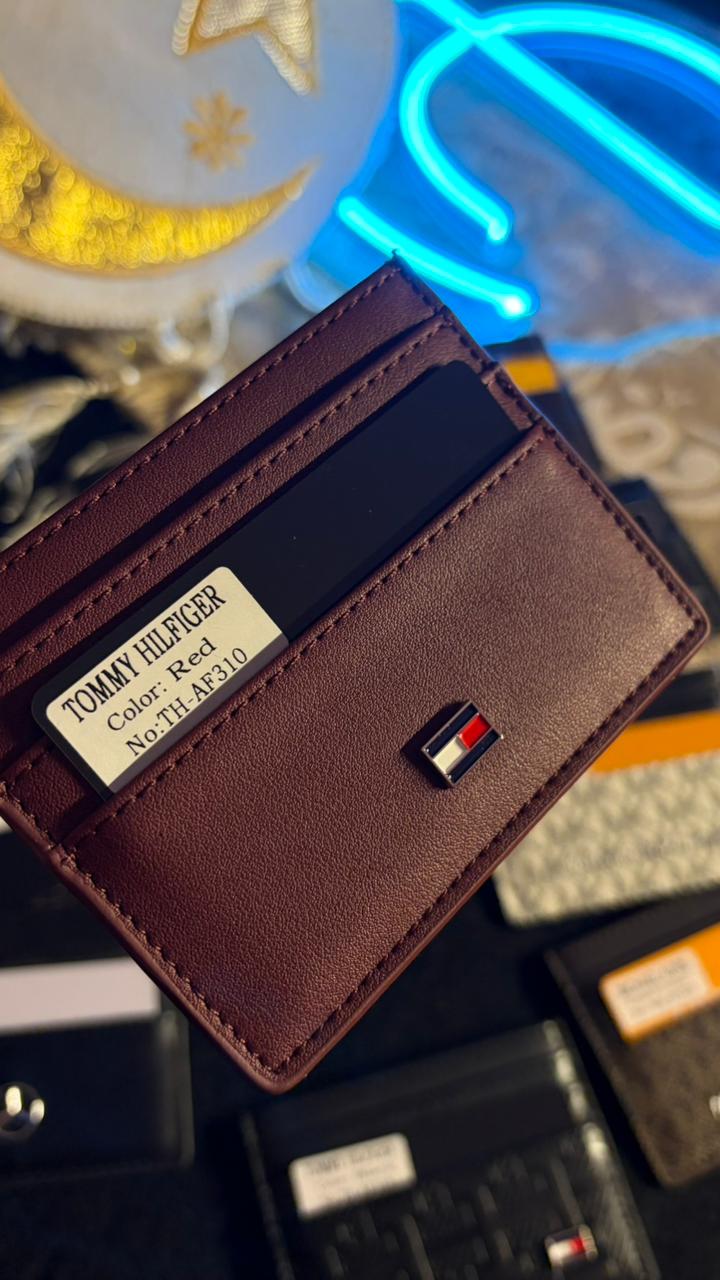 Tommy Hilfiger Cardholder - Burgundy