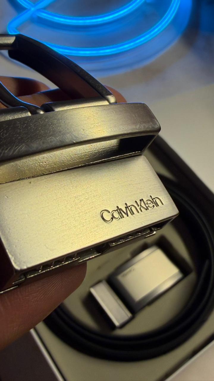 Calvin Klein Double Face Belt Gift Set – 2 Buckles
