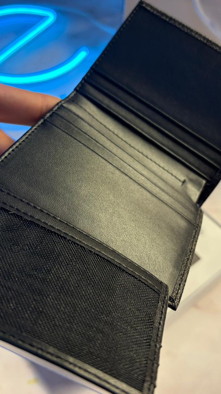 Calvin Klein Slim Bifold Wallet – Brown Monogram
