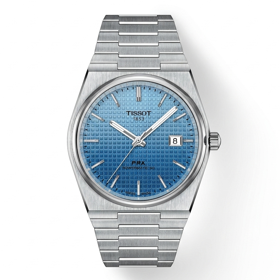 Tissot PRX Powermatic 80 - Ice Blue Dial