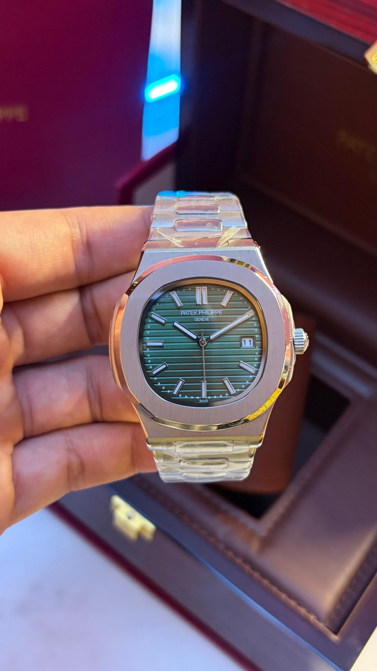 Patek philippe Nautilus Olive Green Dial