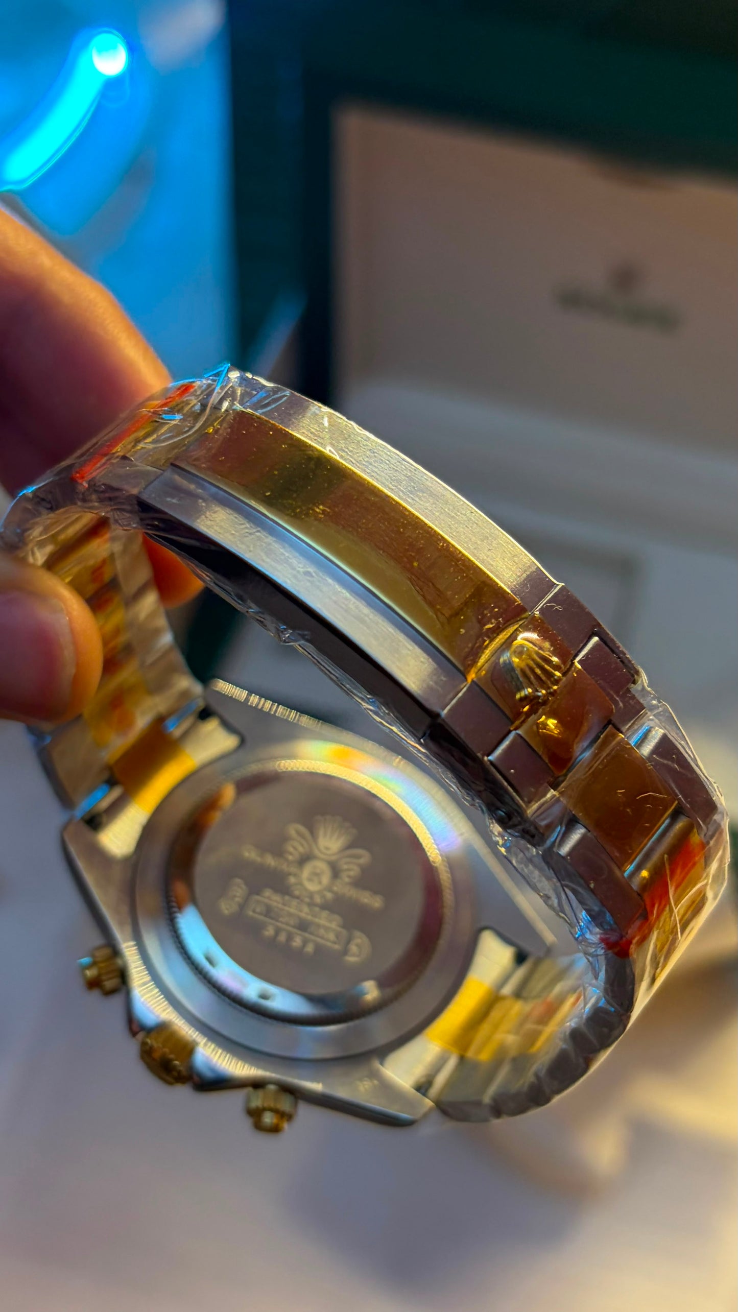 Rolex Daytona Two-Tone Oystersteel & Yellow Gold Black Dial