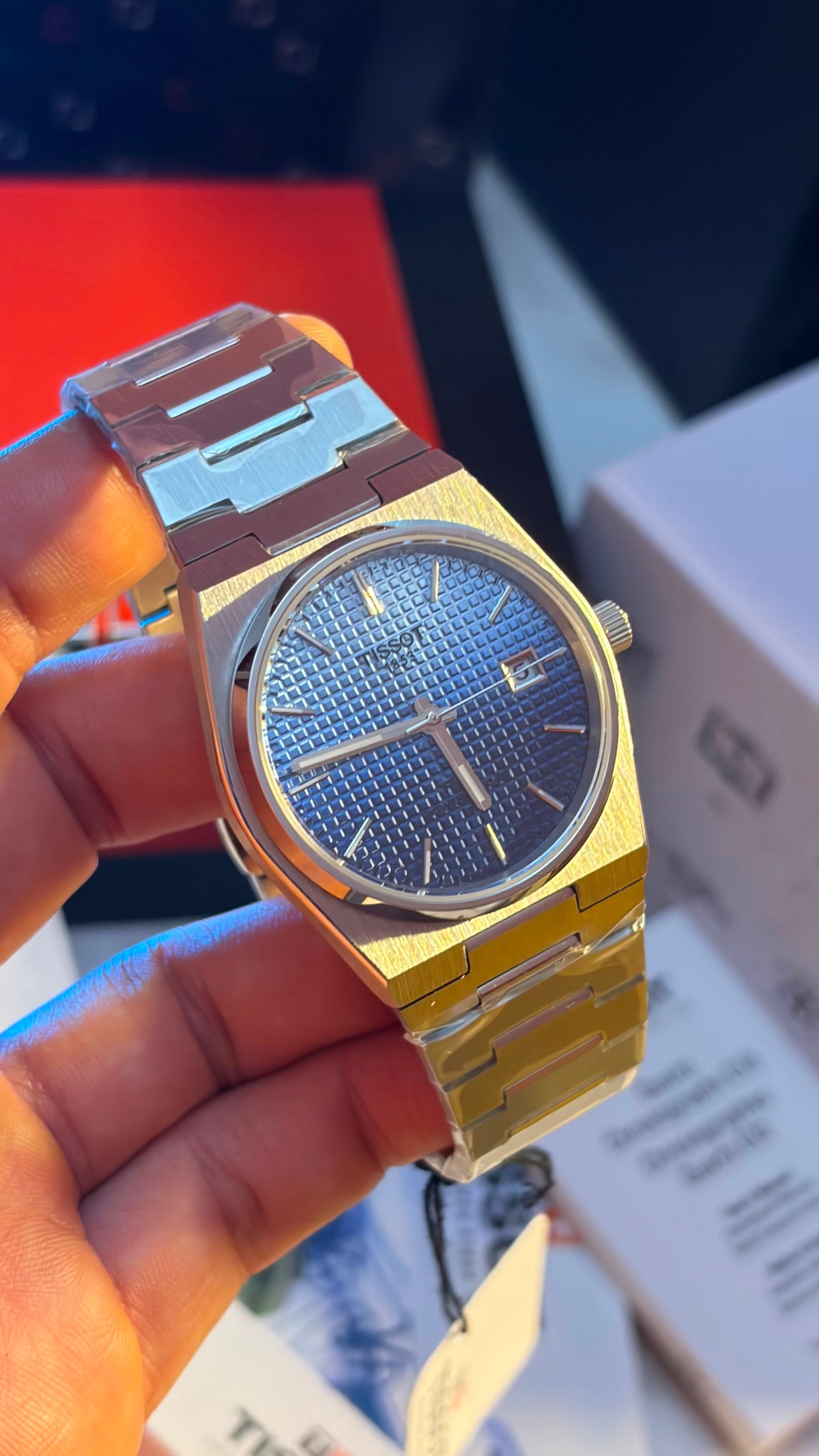 Tissot PRX Powermatic 80 - Ice Blue Dial