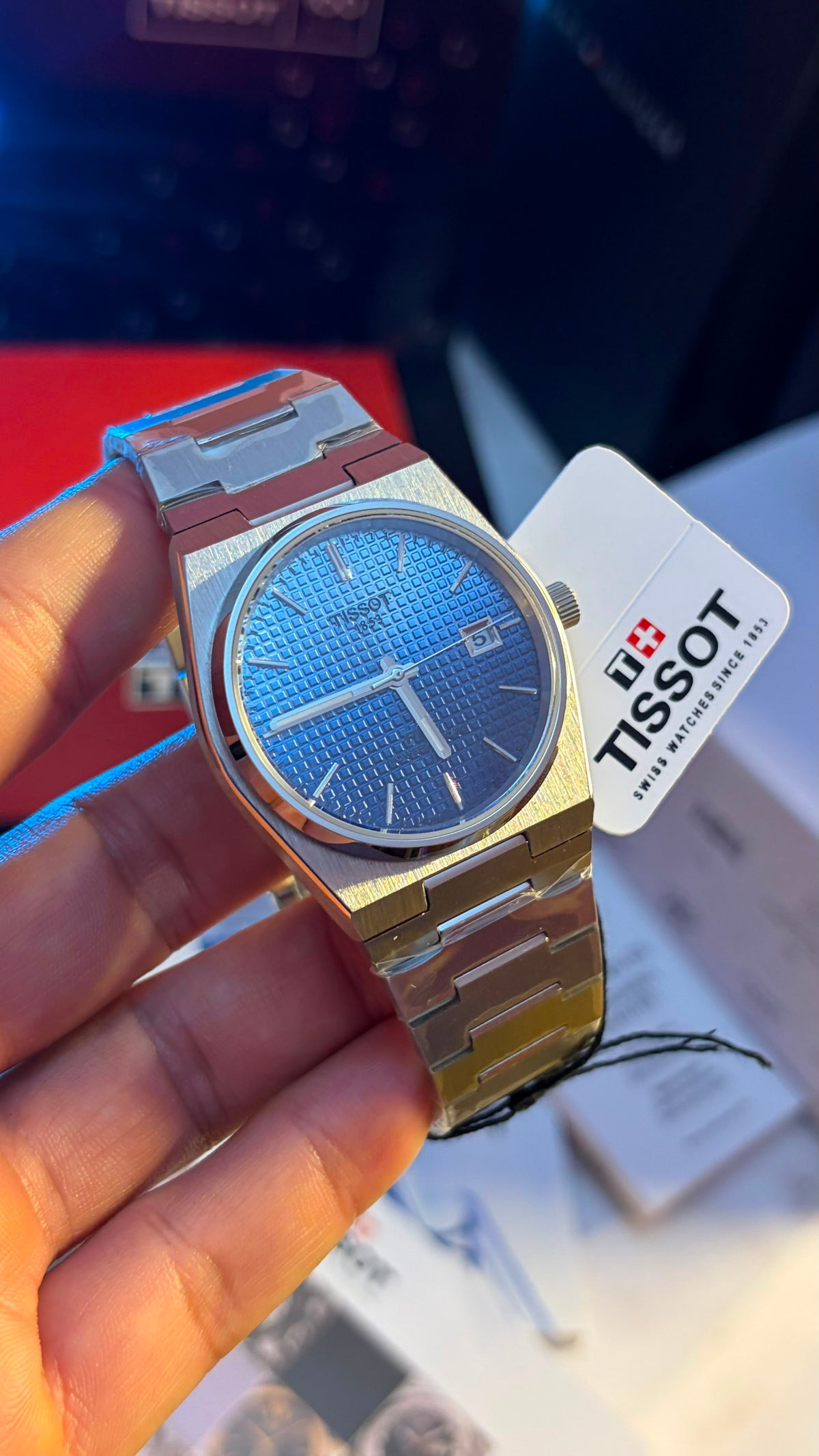 Tissot PRX Powermatic 80 - Ice Blue Dial