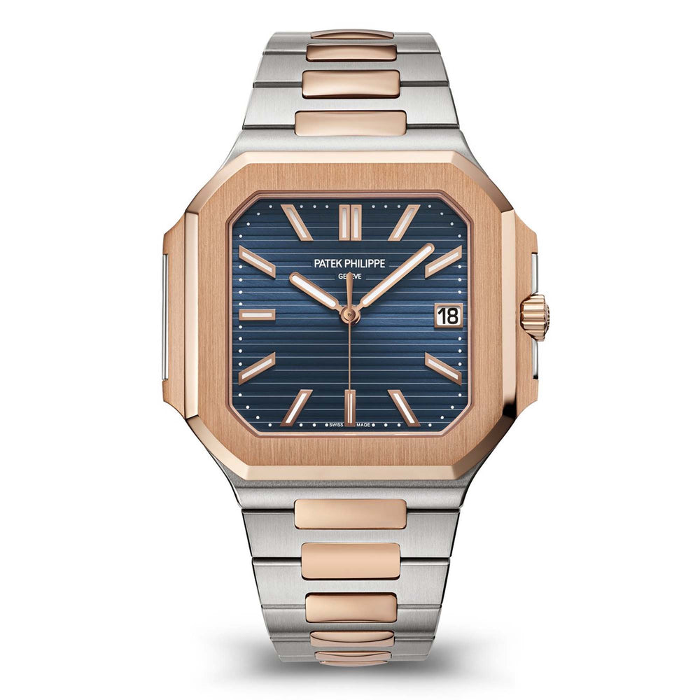 Patek Philippe Cubitus Steel Rose Gold Blue Dial