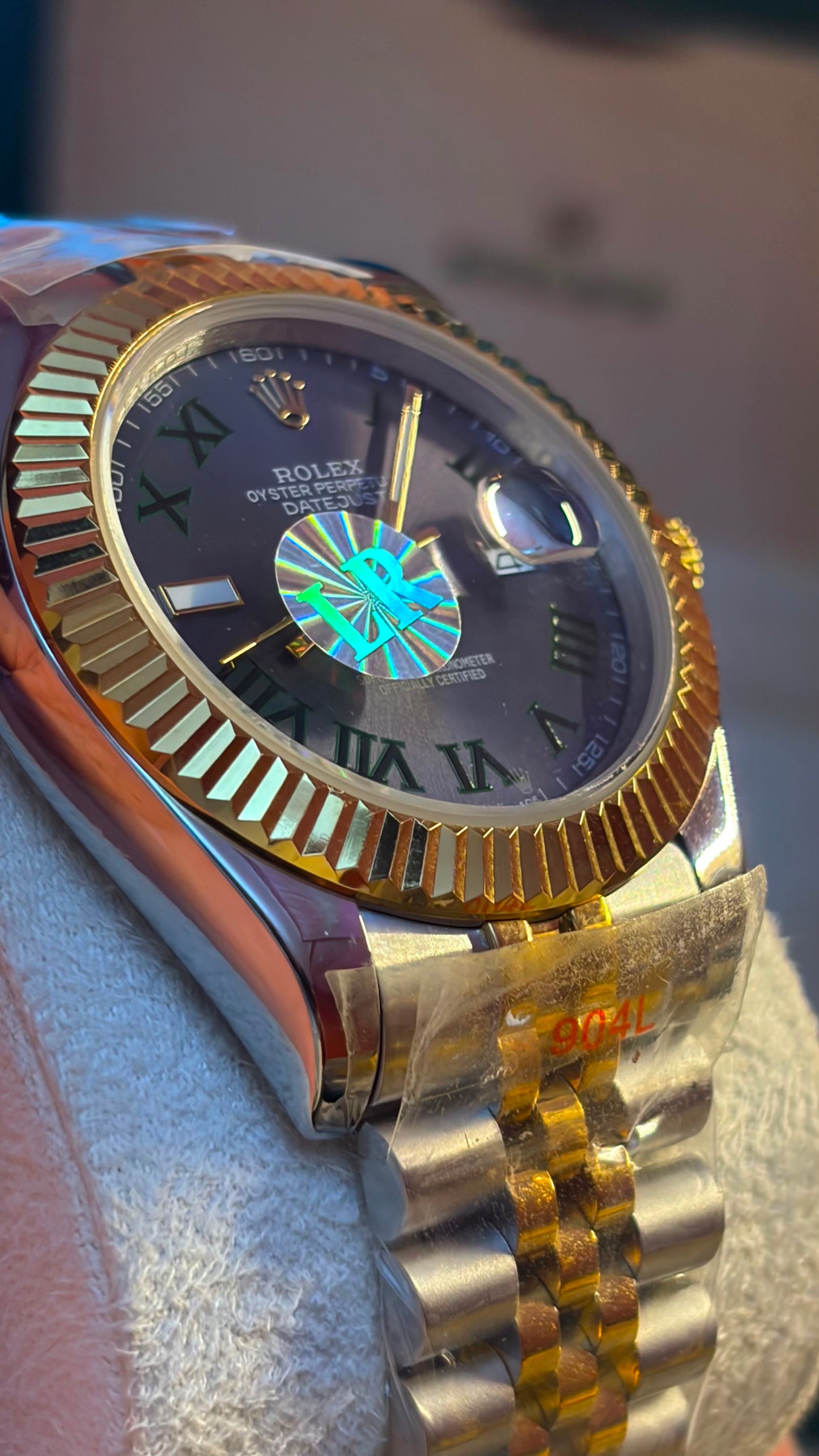 Rolex | Datejust - Two-Tone Yellow Gold Slate 'Wimbledon' Dial on Jubilee Bracelet