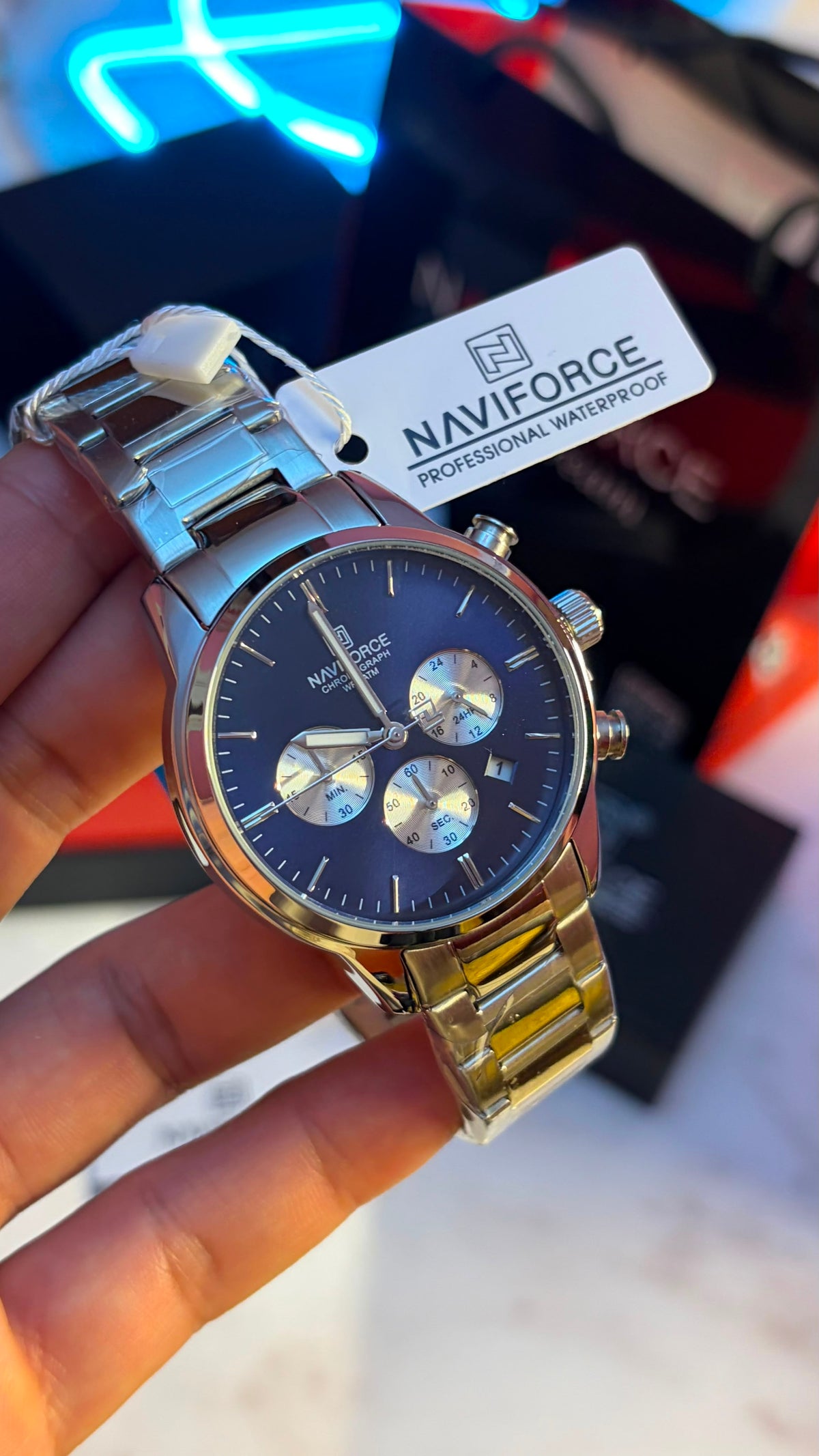 Naviforce Men's Watch - NF8076-S-BE-S
