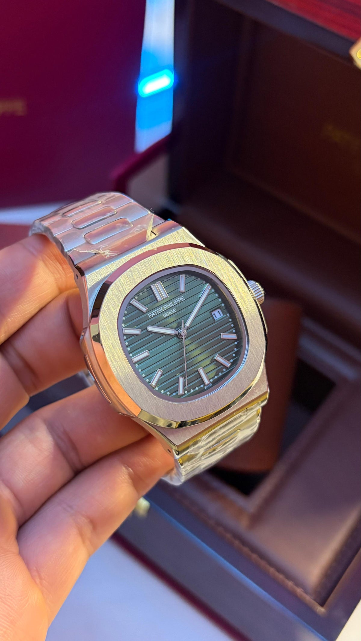 Patek philippe Nautilus Olive Green Dial