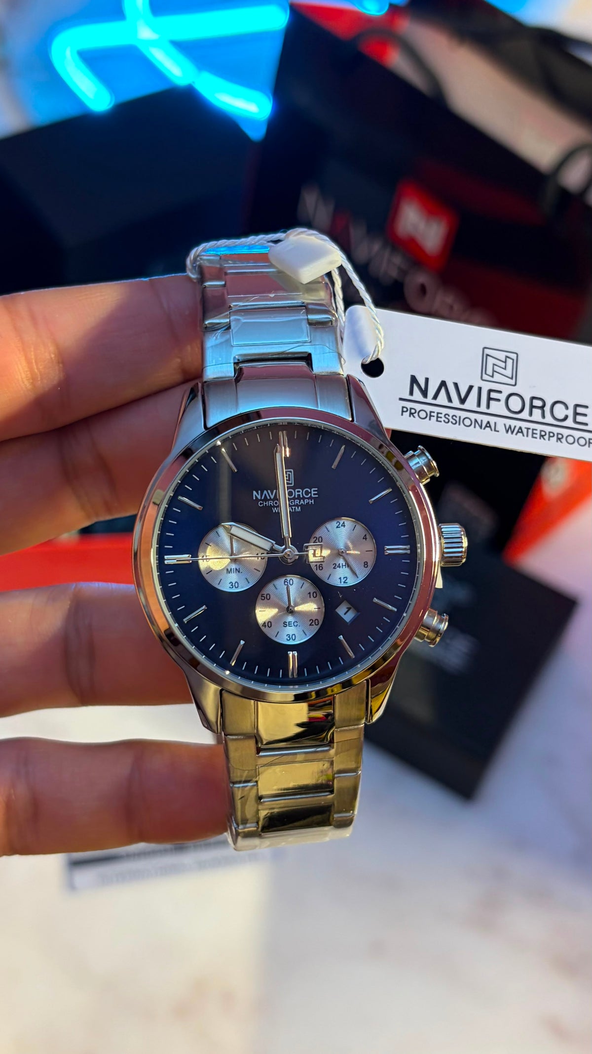 Naviforce Men's Watch - NF8076-S-BE-S