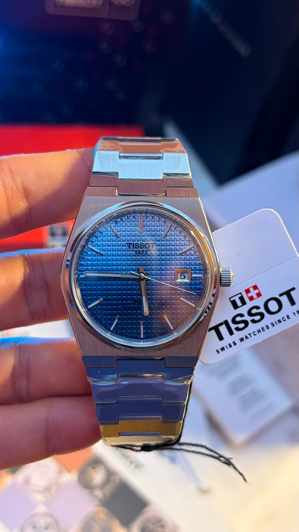 Tissot PRX Powermatic 80 - Ice Blue Dial