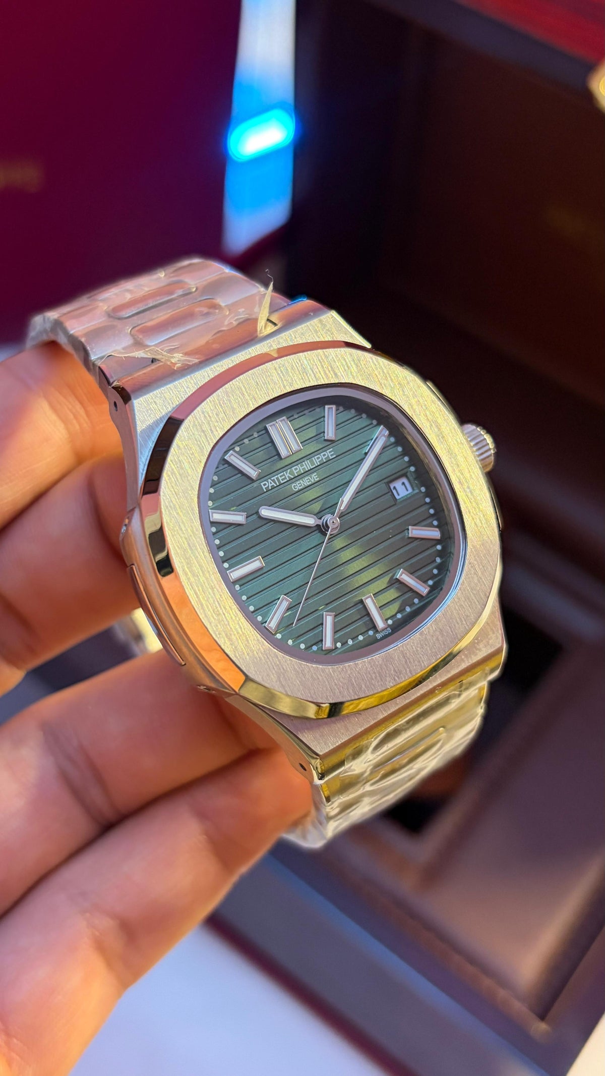 Patek philippe Nautilus Olive Green Dial