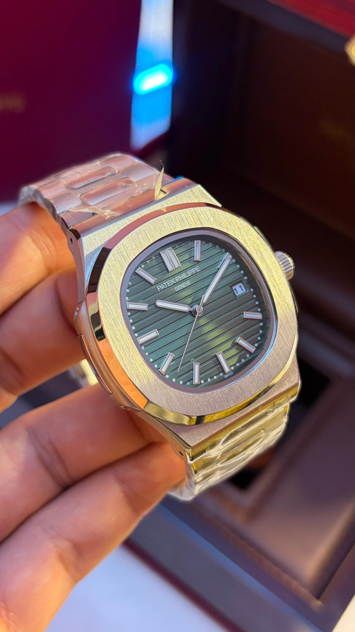 Patek philippe Nautilus Olive Green Dial