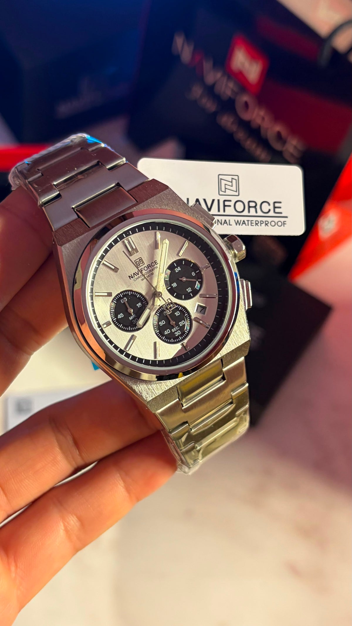 Naviforce Men's Watch - NF8048G-S-W-S