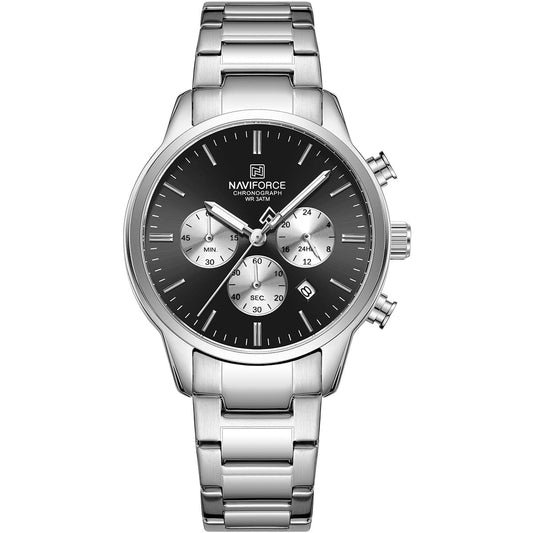 Naviforce Men's Watch - NF8076-S-B-S