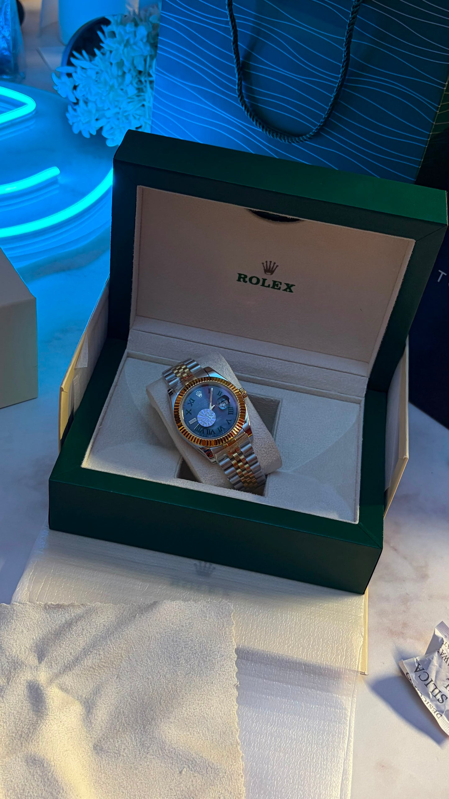Rolex | Datejust - Two-Tone Yellow Gold Slate 'Wimbledon' Dial on Jubilee Bracelet