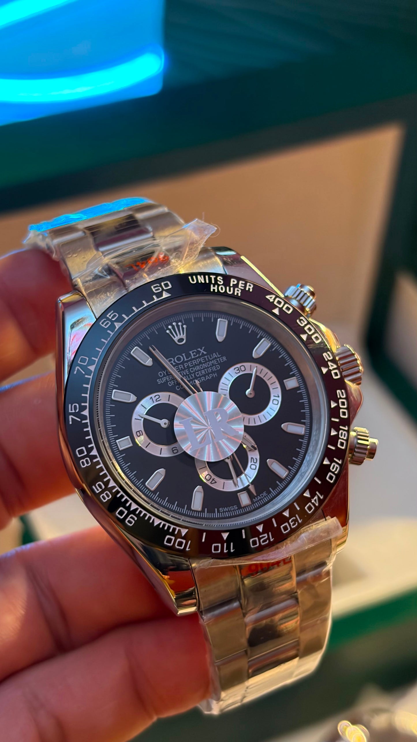 Rolex Daytona - Oystersteel Black - Godzilla