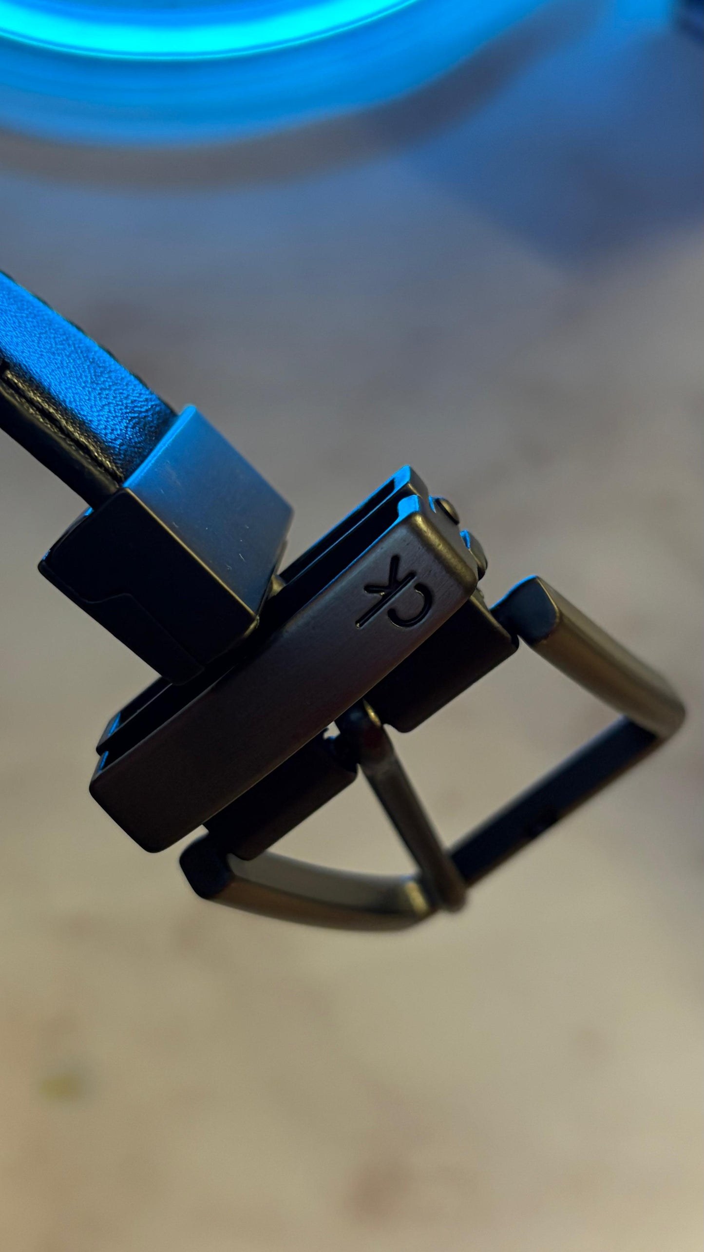 Calvin Klein Genuine Leather Belt — Classic Convertible Buckle